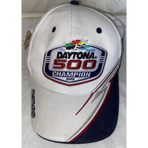 Nascar Racing Daytona 500 Champion Hat 2009 Matt Kenseth White New Victory Lane